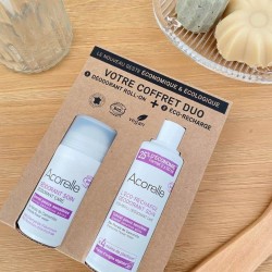 Coffret Recharge + Déodorant Roll-On Peaux Sensibles |Acorelle