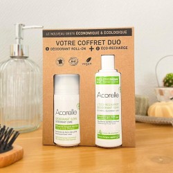 Coffret Recharge + Déodorant Roll-on Efficacité Longue Durée | Acorelle