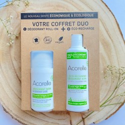 Coffret Recharge + Déodorant Roll-on Efficacité Longue Durée | Acorelle