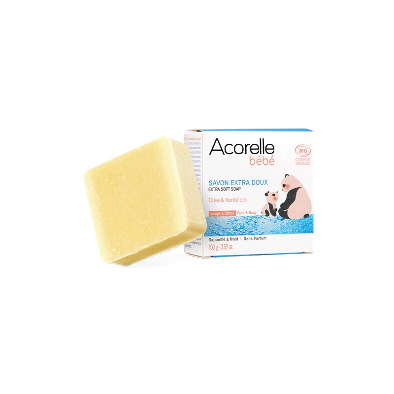 Savon Doux Bébé BIO 100g acorelle