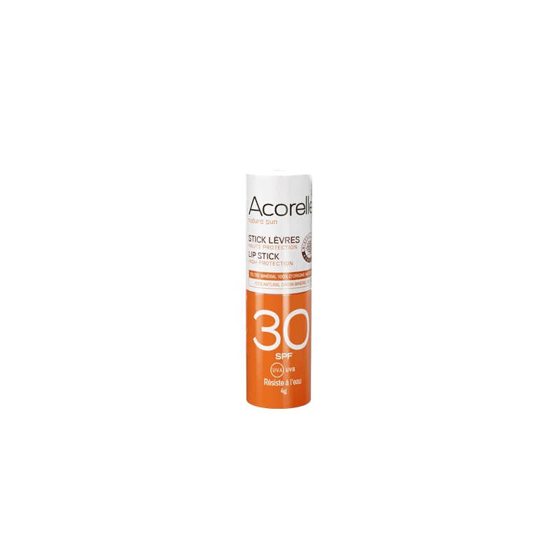 Stick Lèvres Haute Protection Certifié BIO SPF30 |Acorelle Stick Lèvres Haute Protection Certifié BIO SPF30 |Acorelle