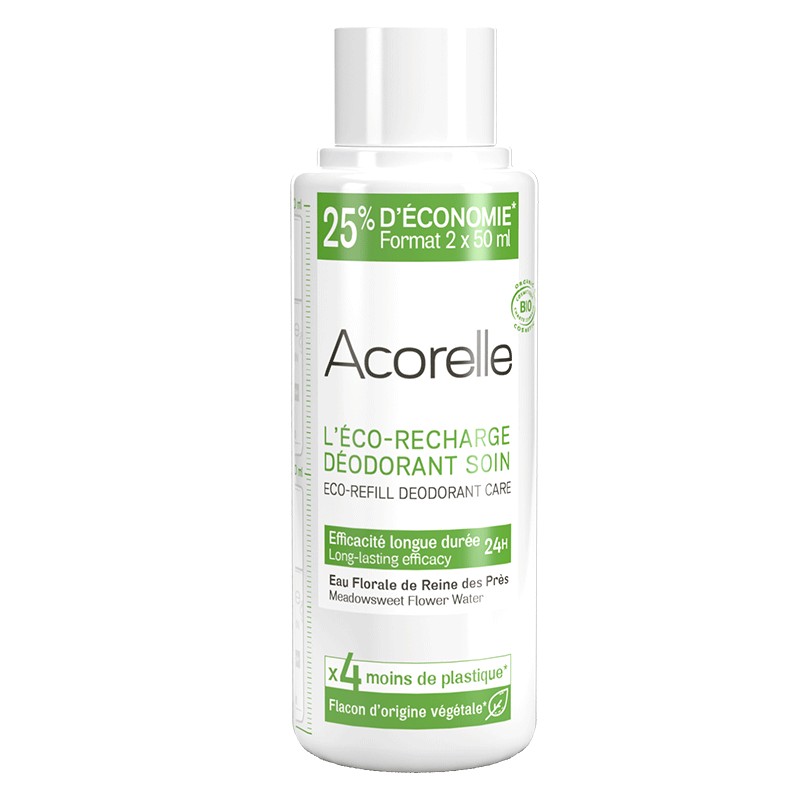 Éco-Recharge Déodorant Roll-on BIO Certifiée Longue durée BIO - 100ml |Acorelle Éco-Recharge Déodorant Roll-on BIO Certifiée Longue durée BIO - 100ml |Acorelle