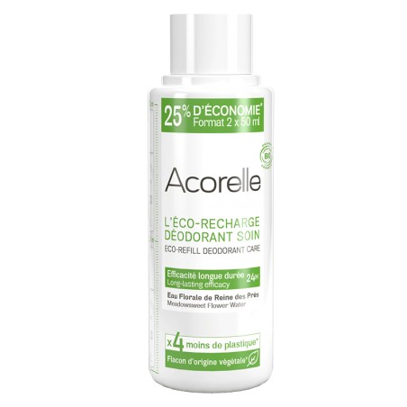 Éco-Recharge Déodorant Roll-on BIO Certifiée Longue durée BIO - 100ml |Acorelle