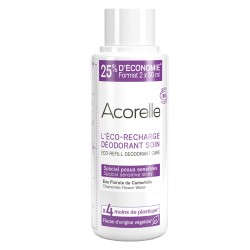 Éco-Recharge Déodorant Roll-on Bio Certifiée Spécial Peaux Sensibles - 100ml | Acorelle