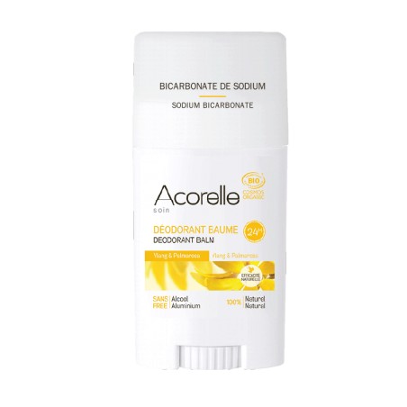Déodorant Femme BIO Certifié Ylang et Palmarosa 40gr | Acorelle