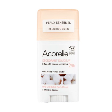 Déodorant Douceur BIO Certifié Coton Poudré BIO 45g | Acorelle