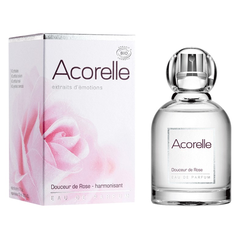 Eau de Parfum Bio Certifiée Douceur de Rose 50ML | Acorelle