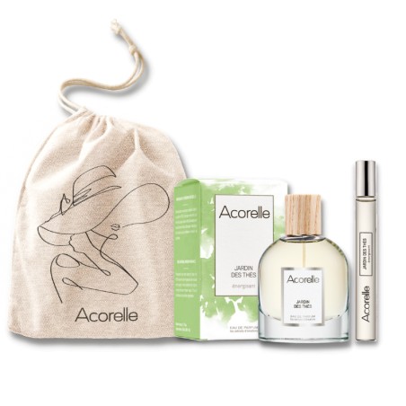 Coffret Eau de Parfum Bio Certifié Jardin des Thés - Énergisante | Acorelle