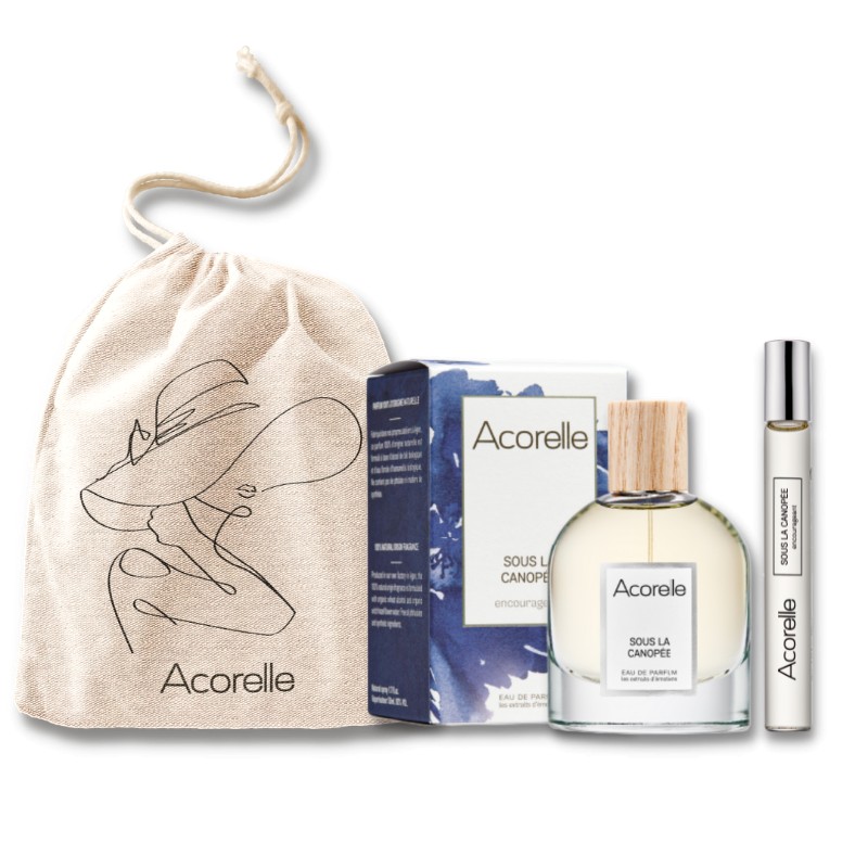 Coffret Eau de Parfum Bio Certifié Sous la Canopée - Encourageante | Acorelle Coffret Eau de Parfum Bio Certifié Sous la Canopée - Encourageante | Acorelle