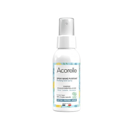 Spray Purifiant Mains au Citron, Lavande & Eucalyptus Bio Certifié | Acorelle