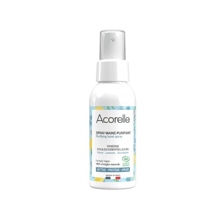 Spray Purifiant Mains au Citron, Lavande & Eucalyptus Bio Certifié | Acorelle