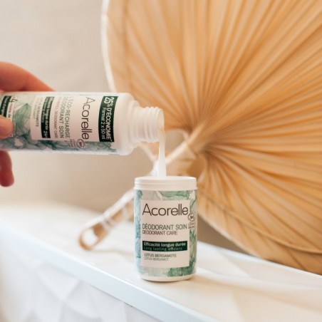 Déodorant Roll On BIO Certifié Acorelle Lotus Bergamote