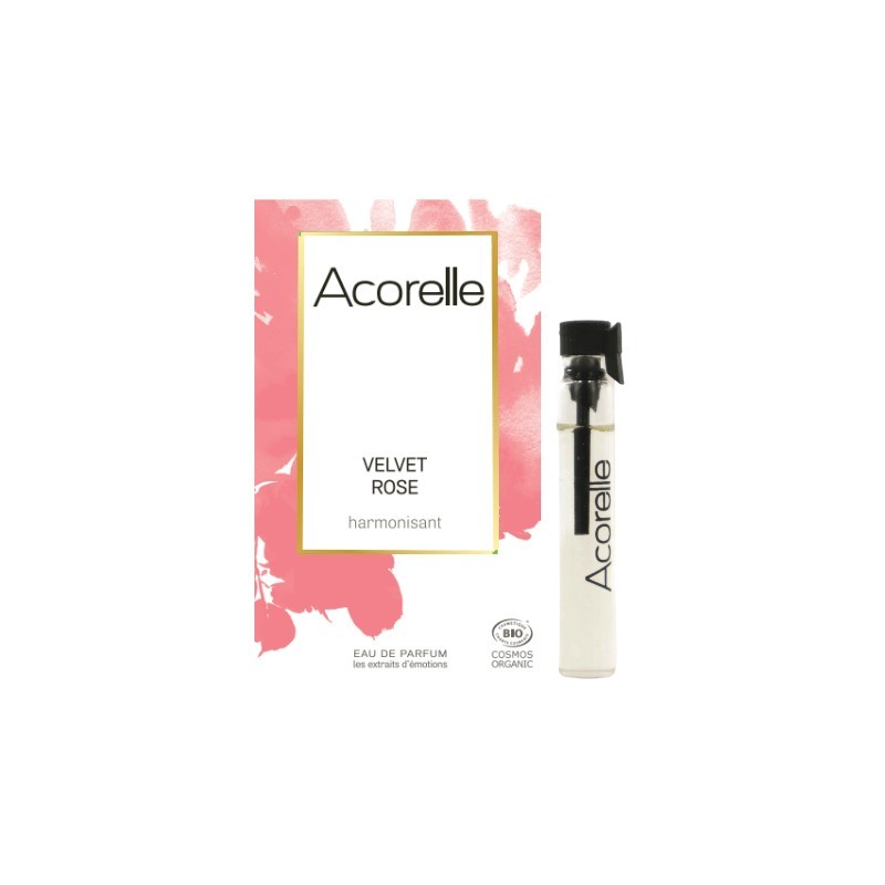 Echantillon Eau de Parfum Bio Certifiée Velvet Rose 2ML Echantillon Eau de Parfum Bio Certifiée Velvet Rose 2ML
