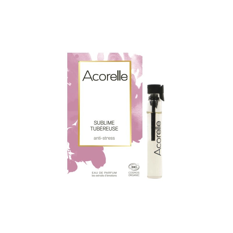 Echantillon Eau de Parfum Bio Certifiée Sublime Tubéreuse 2ML Echantillon Eau de Parfum Bio Certifiée Sublime Tubéreuse 2ML
