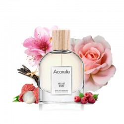 Eau de Parfum Bio Certifiée  Velvet Rose - Harmonisante | Acorelle