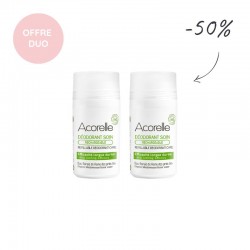 Duo Déodorant Roll-On Bio Certifié Efficacité Longue Durée 50ml