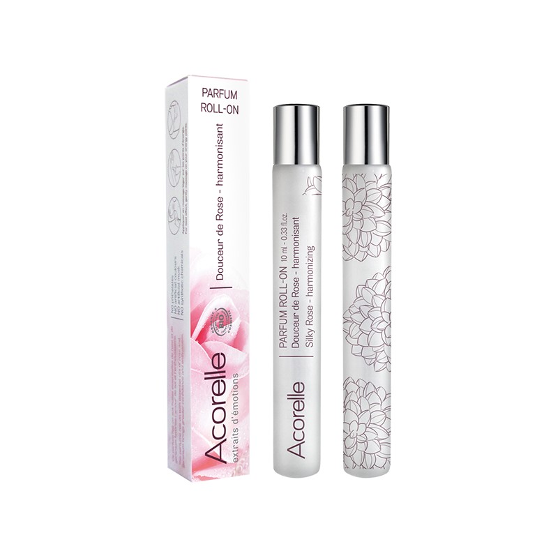 ACORELLE | Eau de Parfum Roll On Douceur de Rose BIO 10ml ACORELLE | Eau de Parfum Roll On Douceur de Rose BIO 10ml