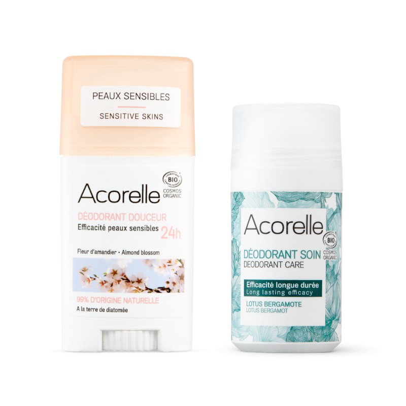 Pack déodorant naturel et bio pour homme et femme Pack déodorant naturel et bio pour homme et femme