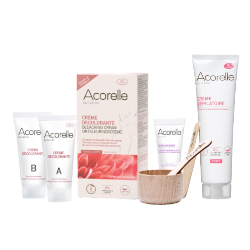 Pack naturel de crème pour l'épilation Pack naturel de crème pour l'épilation