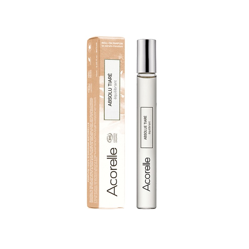 Eau de Parfum Bio Certifiée Roll On Absolu Tiaré - Équilibrante | Acorelle Eau de Parfum Bio Certifiée Roll On Absolu Tiaré - Équilibrante | Acorelle