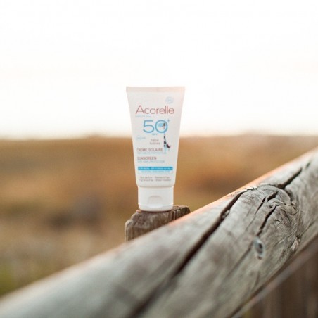 Creme Solaire Bebe Certifiee Bio Spf50 50ml Acorelle